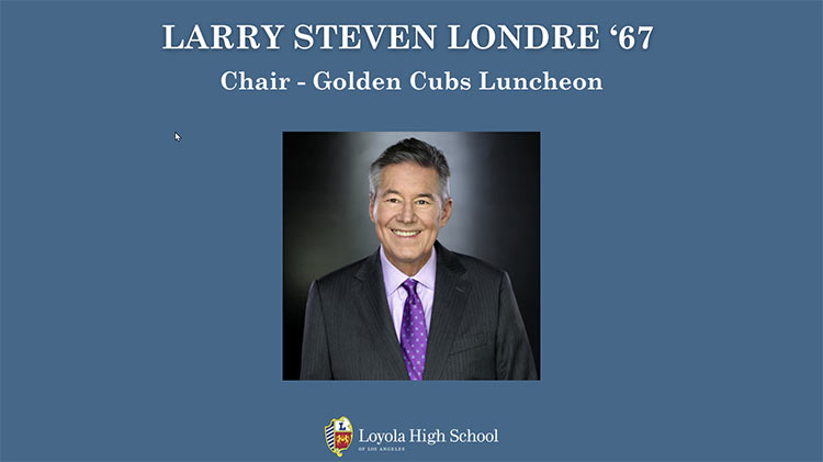 Larry Steven Londre Chairman Loyola Golden Cubs 2025